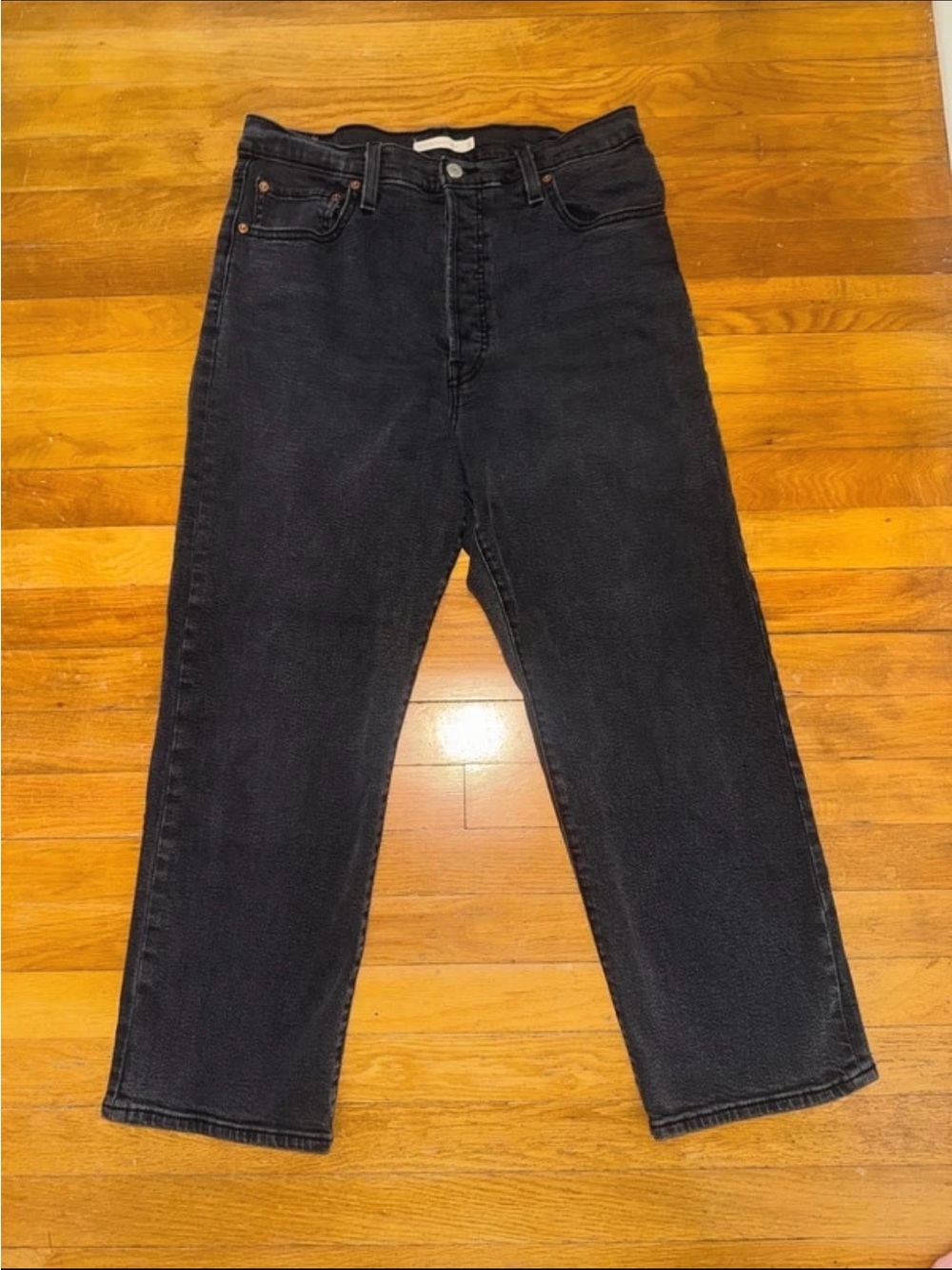 Levi’s Ribcage Straight Ankle Jeans High Rise Size 32